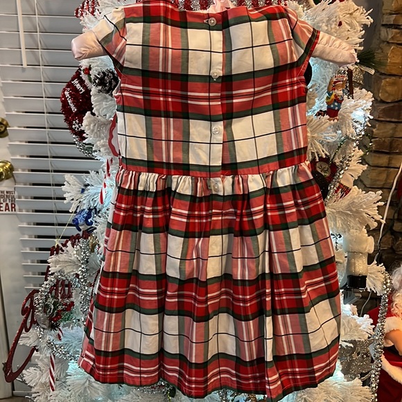 Girls like new Carters Sz 4T Christmas dress. Cute festive plaid! - Picture 4 of 5